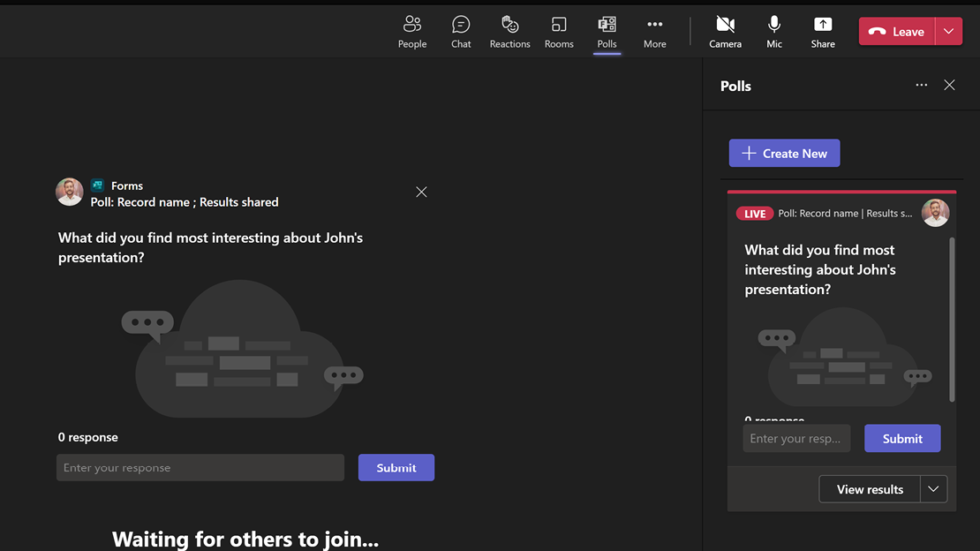 How to engage your employees with Word Cloud Poll in Microsoft Teams